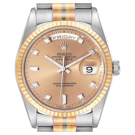 rolex tridor president for sale|Rolex Vintage Rolex President Day.